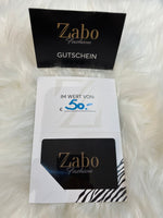 Zabo Fashion Geschenkgutschein - Zabo Fashion